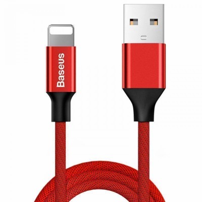 Кабель Baseus Yiven USB кабель For IP 1.8 М (CALYW-A09) Red Кабель Baseus Yiven USB кабель For IP 1.8 М (CALYW-A09) Red