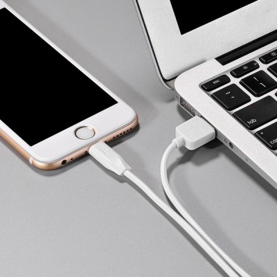 Кабель Hoco X1 Lightning (2m) white Кабель Hoco X1 Lightning (2m) white