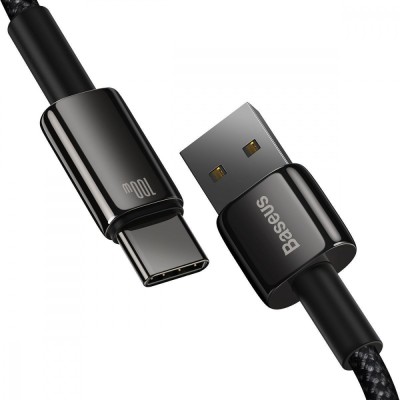 Кабель Tungsten Gold Fast Charging USB To Type-C 100W (2m) CAWJ000101 Black