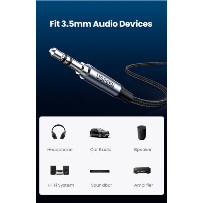 Кабель UGREEN CM450 USB-C Male To 3.5mm Male Audio Cable With Chip 1m (20192) Кабель UGREEN CM450 USB-C Male To 3.5mm Male Audio Cable With Chip 1m (20192)
