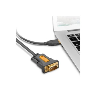Кабель UGREEN CR104 USB to DB9 RS-232 Male Adapter Cable 1.5m (20211) Black Кабель UGREEN CR104 USB to DB9 RS-232 Male Adapter Cable 1.5m (20211) Black