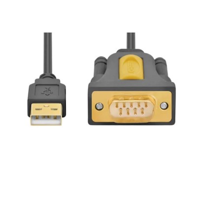 Кабель UGREEN CR104 USB to DB9 RS-232 Male Adapter Cable 1.5m (20211) Black Кабель UGREEN CR104 USB to DB9 RS-232 Male Adapter Cable 1.5m (20211) Black