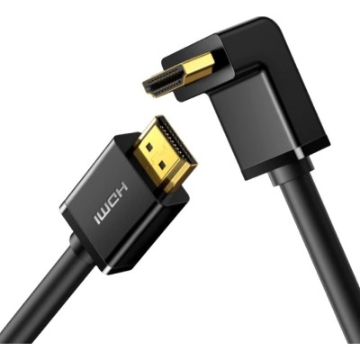 Кабель UGREEN HD103 HDMI Cable Right Angle 90 Degree 1m (10172) Black Кабель UGREEN HD103 HDMI Cable Right Angle 90 Degree 1m (10172) Black