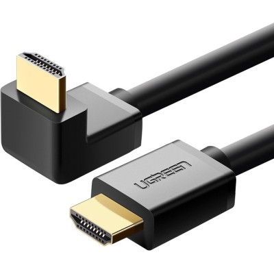 Кабель UGREEN HD103 HDMI Cable Right Angle 90 Degree 1m (10172) Black Кабель UGREEN HD103 HDMI Cable Right Angle 90 Degree 1m (10172) Black