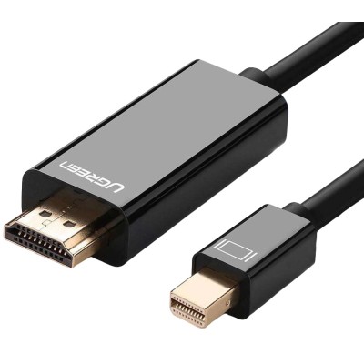 Кабель UGREEN MD101 Mini DP Male To HDMI Cable 4K 1.5m (20848) Black Кабель UGREEN MD101 Mini DP Male To HDMI Cable 4K 1.5m (20848) Black