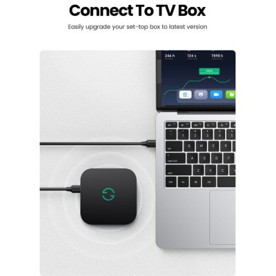 Кабель UGREEN US128 USB-A 3.0 Male To Male Cable 2m Black (10371)