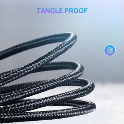 Кабель UGREEN US261 USB Type-C To USB Type-C 60W Round Cable Nickel Plating Aluminum Shell 3A 0.5m Black/Gray (50149) Кабель UGREEN US261 USB Type-C To USB Type-C 60W Round Cable Nickel Plating Aluminum Shell 3A 0.5m Black/Gray (50149)