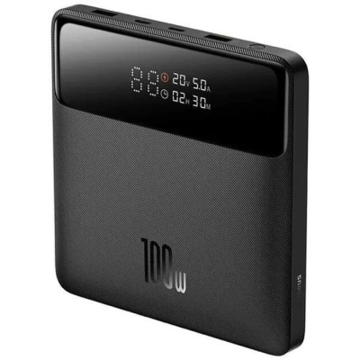 Портативна батарея Baseus 20000mAh 100W Blade Power HD Edition (PPBL000301) Black Портативна батарея Baseus 20000mAh 100W Blade Power HD Edition (PPBL000301) Black