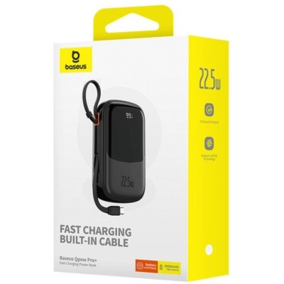 Портативна батарея Baseus 20000mAh 22,5W Qpow Pro FC (P10067103113-00) Black Портативна батарея Baseus 20000mAh 22,5W Qpow Pro FC (P10067103113-00) Black
