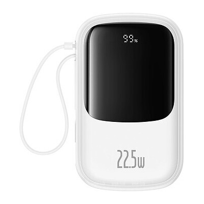 Портативна батарея Baseus 20000mAh 22.5W Qpow Pro+ (P10067103213-00) White Портативна батарея Baseus 20000mAh 22.5W Qpow Pro+ (P10067103213-00) White