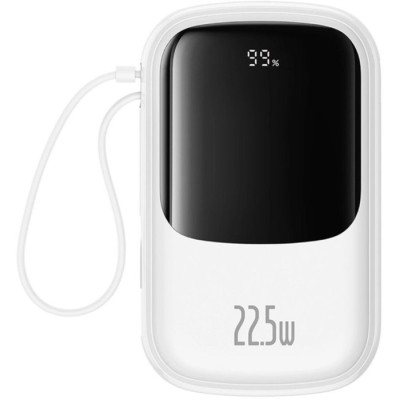 Портативна батарея Baseus 20000mAh 22.5W Qpow Pro+ (P10067103213-00) White Портативна батарея Baseus 20000mAh 22.5W Qpow Pro+ (P10067103213-00) White