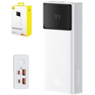 Портативна батарея Baseus 20000mAh 65W OE (P10022906213-00) білий