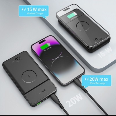 Портативна батарея Proove 10000mAh 20W Power Stand 2 in 1 (PBPS20030001) Black Портативна батарея Proove 10000mAh 20W Power Stand 2 in 1 (PBPS20030001) Black