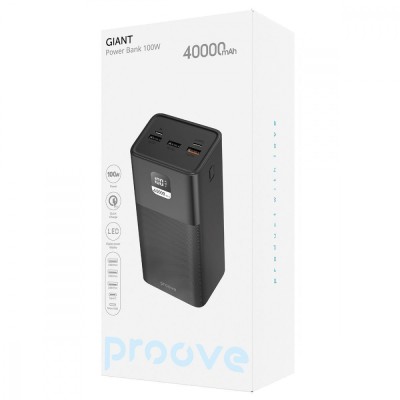 Портативна батарея Proove 40000mAh 100W Giant (PBGI99320002) White