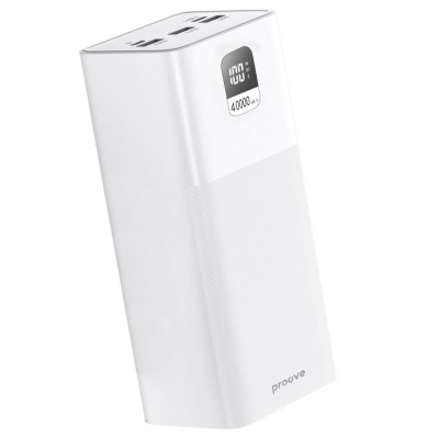 Портативна батарея Proove 40000mAh 100W Giant (PBGI99320002) White