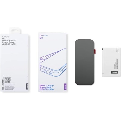 Портативний зарядний пристрій Power Bank Lenovo 20000 mAh, Go USB-C Laptop (40ALLG2WWW) Thunder Black Портативний зарядний пристрій Power Bank Lenovo 20000 mAh, Go USB-C Laptop (40ALLG2WWW) Thunder Black