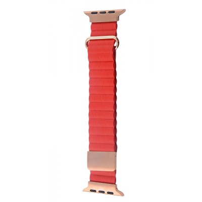 Ремінець Apple Watch Color Leather 38/40/41 mm red