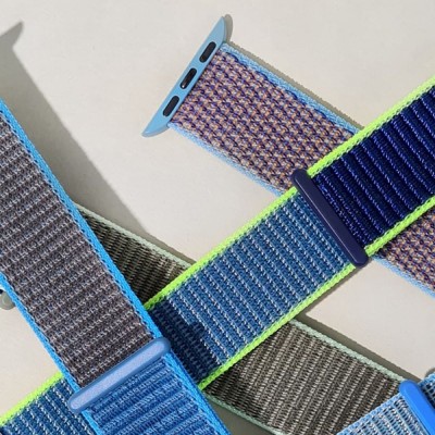 Ремінець Apple Watch Sport Loop 38/40/41 mm green/blue