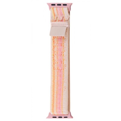 Ремінець Apple Watch Sport Loop 42/44/45/46/49 mm starlight/pink
