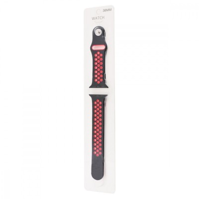 Ремінець Apple Watch Sport Nike+ 42/44/45/46/49 mm black/white
