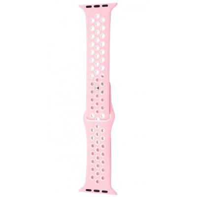 Ремінець Apple Watch Sport Nike+ 42/44/45/46/49 mm pink sand/white