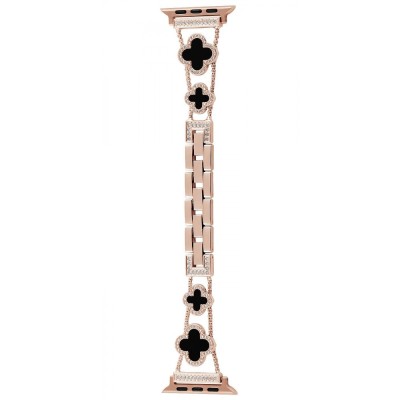 Ремінець Apple Watch Van Cleef 38/40/41 mm rose gold/black