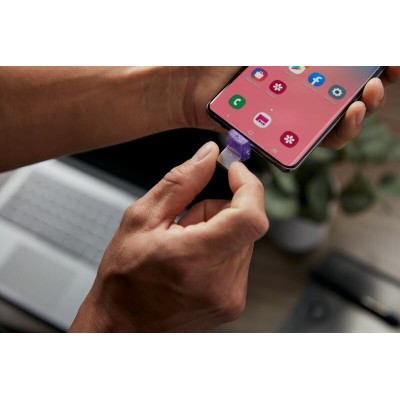 Флеш-пам'ять USB Kingston DT microDuo 3C 128GB USB-A+USB-C (DTDUO3CG3/128GB)