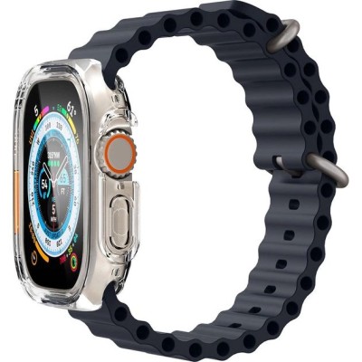Чохол-накладка Spigen для Apple Watch Ultra (49mm), Ultra Hybrid, Crystal Clear Чохол-накладка Spigen для Apple Watch Ultra (49mm), Ultra Hybrid, Crystal Clear