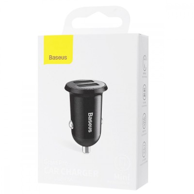 АЗП 2USB Baseus Grain Pro (4.8A) (CCALLP-01) Black АЗП 2USB Baseus Grain Pro (4.8A) (CCALLP-01) Black