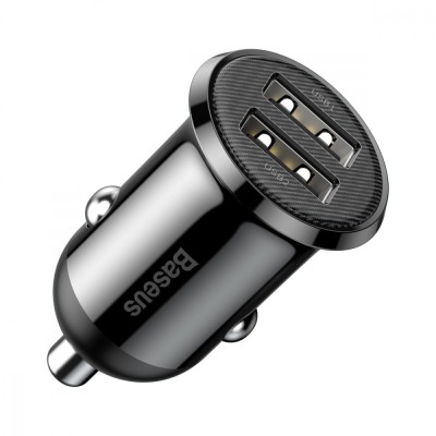 АЗП 2USB Baseus Grain Pro (4.8A) (CCALLP-01) Black АЗП 2USB Baseus Grain Pro (4.8A) (CCALLP-01) Black