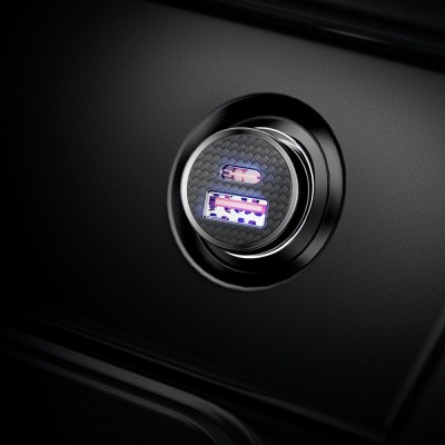 АЗП Baseus 1USB + Type-C Circular Plastic A PPS (5A) (CCALL-YS01) Black АЗП Baseus 1USB + Type-C Circular Plastic A PPS (5A) (CCALL-YS01) Black