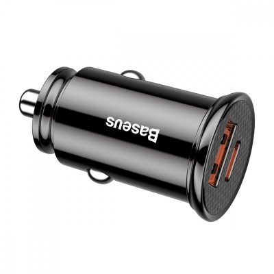 АЗП Baseus 1USB + Type-C Circular Plastic A PPS (5A) (CCALL-YS01) Black АЗП Baseus 1USB + Type-C Circular Plastic A PPS (5A) (CCALL-YS01) Black