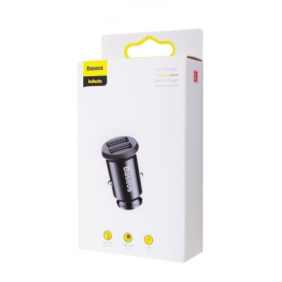 АЗП Baseus 2USB Grain (3.1A) (CCALL-ML01) Black