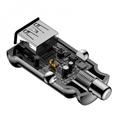 АЗП Baseus 2USB Grain (3.1A) (CCALL-ML01) Black