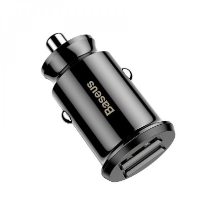 АЗП Baseus 2USB Grain (3.1A) (CCALL-ML01) Black