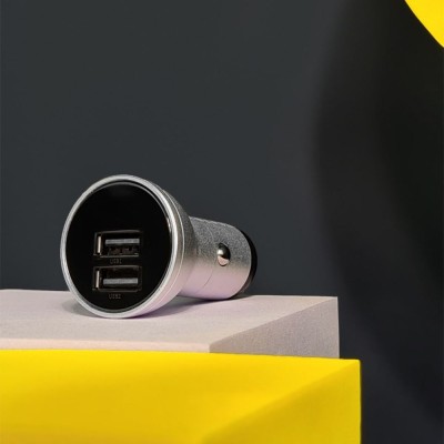 АЗП Baseus Digital Display 24W 2USB 4.8A CCBX-0S Silver