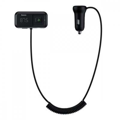 АЗП Baseus FM Launcher S-16 2USB (CCMT000201) black
