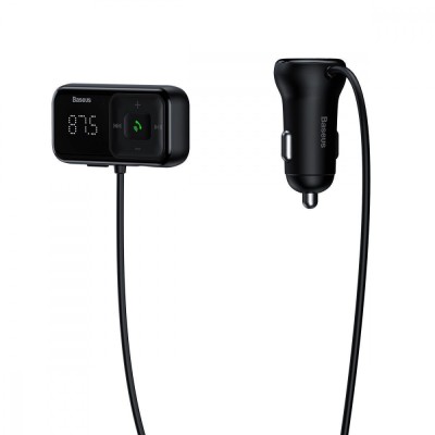 АЗП Baseus FM Launcher S-16 2USB (CCMT000201) black