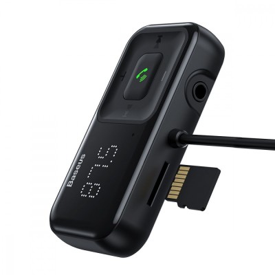 АЗП Baseus FM Launcher S-16 2USB (CCMT000201) black