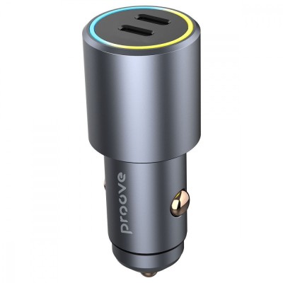 АЗП Proove Double Energy 50W (Type-C + Type-C) (ACDE50022206) Metal gray
