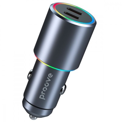 АЗП Proove Double Energy 50W (Type-C + Type-C) (ACDE50022206) Metal gray