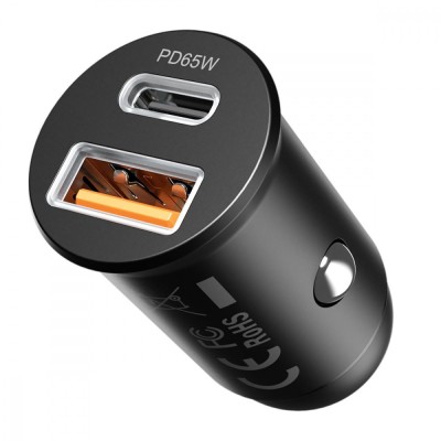 АЗП Proove Tiny Power Pro 65W (USB + Type-C) (ACTP65110001) Black