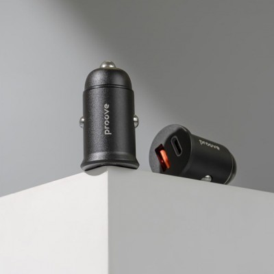 АЗП Proove Tiny Power Pro 65W (USB + Type-C) (ACTP65110001) Black