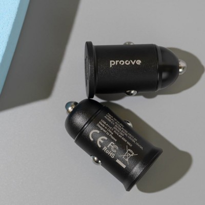АЗП Proove Tiny Power Pro 65W (USB + Type-C) (ACTP65110001) Black