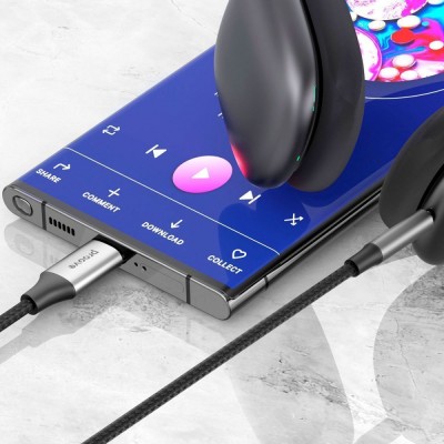 Кабель AUX Proove SoundTrack Type-C To 3.5mm (1m) (ACST00002801) Black Кабель AUX Proove SoundTrack Type-C To 3.5mm (1m) (ACST00002801) Black
