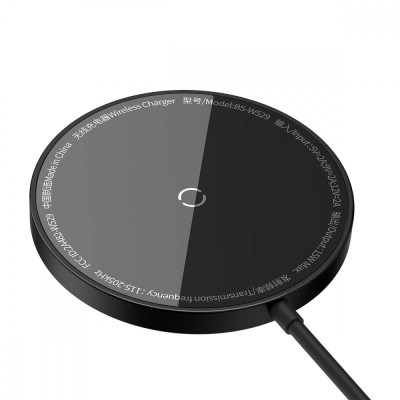Бездротовий зарядний пристрій Baseus Simple Mini3 Magnetic Wireless Charger 15W (CCJJ040205) Purple Бездротовий зарядний пристрій Baseus Simple Mini3 Magnetic Wireless Charger 15W (CCJJ040205) Purple