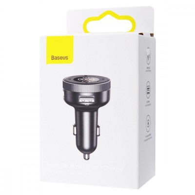 FM-трансмітер Baseus Enjoy Car Wireless MP3 Charger (Wireless 5.0+5V/3.4A) (CCLH-01) Black FM-трансмітер Baseus Enjoy Car Wireless MP3 Charger (Wireless 5.0+5V/3.4A) (CCLH-01) Black