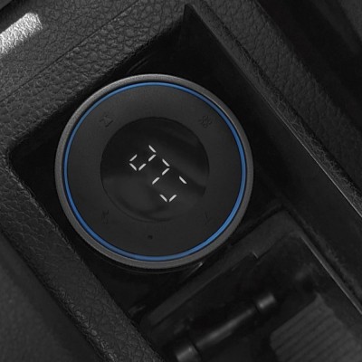 FM-трансмітер Baseus Enjoy Car Wireless MP3 Charger (Wireless 5.0+5V/3.4A) (CCLH-01) Black FM-трансмітер Baseus Enjoy Car Wireless MP3 Charger (Wireless 5.0+5V/3.4A) (CCLH-01) Black