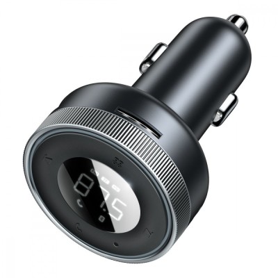 FM-трансмітер Baseus Enjoy Car Wireless MP3 Charger (Wireless 5.0+5V/3.4A) (CCLH-01) Black FM-трансмітер Baseus Enjoy Car Wireless MP3 Charger (Wireless 5.0+5V/3.4A) (CCLH-01) Black