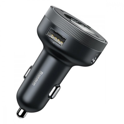 FM-трансмітер Baseus Enjoy Car Wireless MP3 Charger (Wireless 5.0+5V/3.4A) (CCLH-01) Black FM-трансмітер Baseus Enjoy Car Wireless MP3 Charger (Wireless 5.0+5V/3.4A) (CCLH-01) Black